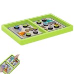 Jeu de soci�t� sling puck - jeu de plateau de bureau a action rapide pour 2 joueurs, incluant des pi�ces ...