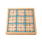 Jeu de soci�t� sudoku en bois, jeu educatif de r�flexion logique pour enfants, d�fi a neuf grilles avec ...