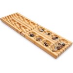 Jeu de stratégie kalaha, dans une boîte en bambou de qualité supérieure avec 48 pions naturels, a partir ... Jeu de stratégie kalaha, dans une boîte en bambou de qualité supérieure avec 48 pions naturels, a partir ...