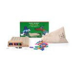 Jeu de strat�gie moulin roty code secret en bois les loufoques