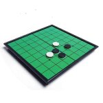 Jeu de stratgie reversi, plateau de 9, 84 pouces avec plateau magntique pliable
