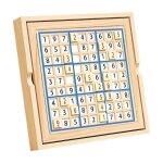 Jeu de sudoku en bois, jouet d'apprentissage prcoce, casse - tte pour les 7 a 14 ans