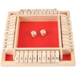 Jeu de table en bois,  vous savez, la bote ferme ,  fermez la bote , casse - tte numrique a 4 joueurs, ...