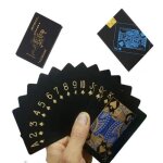 Jeu de table de poker en aluminium lavable et etanche, carte a jouer magique, durable, ne se d�colore ...