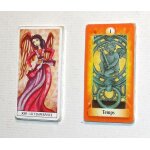 Jeu de tarot divinatoire editions de femme actuelle lot 2 jeux cartomancie prisma presse Jeu de tarot divinatoire editions de femme actuelle lot 2 jeux cartomancie prisma presse