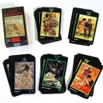 Jeu de tarot manara 10, 3 x 6 cm, 78 cartes avec guide en russe, jeux de societe