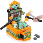 Jeu de la taupe, mini arcade �lectronique, �ducation interactive amusante 2 marteaux et pi�ces