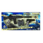 Jeu de tir - wdk partner - a1402396 - set police - fusil + pistolet - a partir de 4 ans