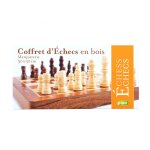 Jeu traditionnel coffret echecs bois
