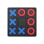 Jeu de trois en ligne - 10 cm noir Jeu de trois en ligne - 10 cm noir