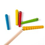 Jeu de verrues en bois educatif montessori, accessoires pour attraper des vers, fraises, jouets en bois ...