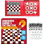 Jeux de voyage pour enfant 3 4 5 ans - 3 en 1 echecs magnétique - jeu de dames - morpion - jeu de societe ... Jeux de voyage pour enfant 3 4 5 ans - 3 en 1 echecs magnétique - jeu de dames - morpion - jeu de societe ...