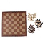 Jeu de voyage portable 3 en 1 : echecs, dames et backgammon Jeu de voyage portable 3 en 1 : echecs, dames et backgammon