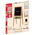 Jeujura grand tableau multifonctions en bois avec fonction dessin