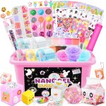 Jexnovashop - 100 pi�ces nano tape bubbles kit avec 5 bandes nano tape, ballon � bulles et autocollants, ...