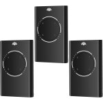 Jexnovashop - 3 x emetteurs de portail 868 mhz a 4 canaux ¿ compatibles avec les modles xt4 868 slh ...