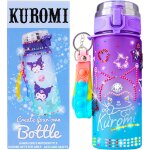 Jexnovashop - hello kitty sanrio bouteille d'eau a d�corer fille ado, kuromi gourde 550ml sans bpa anti ...