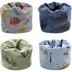 Jfkjg - 4 pcs tour de cou enfant echarpe cache - cou enfants chaud coton printemps automne hiver echarpe ...