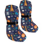 Jfkjg - bottines de pluie bb 3 a 24 mois - impermables avec doublure polaire - diffrents motifs - ...