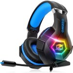 Jfkjg - casque gaming pour ps5 pc ps4, casque gamer pour micro rgb 7 couleurs transducteurs 50mm stéréo ... Jfkjg - casque gaming pour ps5 pc ps4, casque gamer pour micro rgb 7 couleurs transducteurs 50mm stéréo ...
