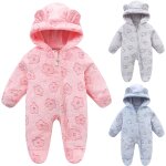 Jfkjg - combinaison de neige d'hiver pour nouveau - né bébé avec oreilles d'ours en grenouillère a capuche ... Jfkjg - combinaison de neige d'hiver pour nouveau - né bébé avec oreilles d'ours en grenouillère a capuche ...