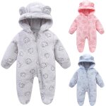 Jfkjg - combinaison de neige d'hiver pour nouveau - né bébé avec oreilles d'ours en grenouillère a capuche ... Jfkjg - combinaison de neige d'hiver pour nouveau - né bébé avec oreilles d'ours en grenouillère a capuche ...