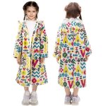 Jfkjg - manteau de pluie pour enfant - poncho de pluie léger pour fille - veste de pluie réutilisable ... Jfkjg - manteau de pluie pour enfant - poncho de pluie léger pour fille - veste de pluie réutilisable ...