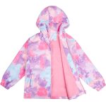 Jfkjg - veste impermable enfant filles avec doublure polaire veste chaud coupe vent a capuche blouson ...