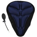 Jft ¿c selle de vlo gonflable, housse d'absorption des chocs, tapis de selle pour le cyclisme