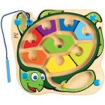 Jgd - circuit billes aimant�es en bois - labyrinthe en bois tortue - jeu enfant d�s 2 ans pour la motricit� ...