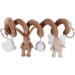 Jgd - noukie's spirale d'activits bali l'lphant, moka le lapin bb avec animaux en peluche - a suspendre ...