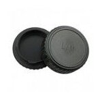 Jjc set de 2 bouchons photo: bouchon arrire d'objectif + bouchon de boitier camra pour leica m