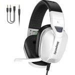 Jkum - vk80 casque de jeu pour xbox, ps5, pc, ps4, switch, casque gamer annulation du bruit, son arien ...