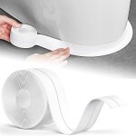 Joint silicone blanc salle de bain, 5m * 38mm joint baignoire, ruban d'étanchéité, anti - moisissure ... Joint silicone blanc salle de bain, 5m * 38mm joint baignoire, ruban d'étanchéité, anti - moisissure ...