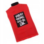 Jolie jupe sans manches pour poupées en rouge Jolie jupe sans manches pour poupées en rouge
