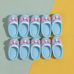 Jolies pantoufles miniatures 1:12 pour maison de poupe, 1 / 2 / 5 paires, pour salon, chambre a coucher, ...