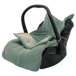 Jollein couvre - jambe pour bb de sige auto et poussette vert cendre