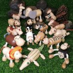 Jouet d'animaux de dessin animé en bois massif pour enfants jouet educatif précoce pour animaux de ferme ... Jouet d'animaux de dessin animé en bois massif pour enfants jouet educatif précoce pour animaux de ferme ...