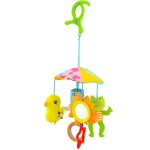 Jouet animal pour enfants, poussette, accessoires de berceau, rotatif, fait du son, peluche douce, hochet ...