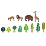 Jouets animaux de la forêt en bois, jeu de placement de nuit pour bébé, décoration de chambre de bébé, ... Jouets animaux de la forêt en bois, jeu de placement de nuit pour bébé, décoration de chambre de bébé, ...