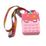 Jouet anti - stress pour enfants, licorne, sacoche a fossettes simple, fidget toys, push bubble, livraison ... Jouet anti - stress pour enfants, licorne, sacoche a fossettes simple, fidget toys, push bubble, livraison ...