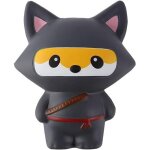 Jouets anti - stress ninja fox (14 * 12 * 7 cm), jeux de soulagement du stress kawaii, gadgets originaux, ...