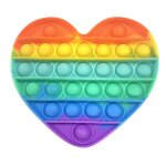 Jouet anti - stress27 - - kit de jeux pop it anti stress a bulles couleur arc en ciel pour enfant, ensemble ...
