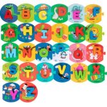 Jouets d'apprentissage de l'alphabet pour les tout - petits, puzzle de lettres, planche a rainures, comptence ...