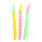 Jouets d'apprentissage musical pour enfants, ensemble de fl�te en plastique, portable, interactif et ...