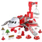 Jouet d'avion pour enfants, ensemble de jouets d'avion avec lumi�res et sons, jouet d'avion, v�hicules ...