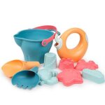 Jouets de bac � sable �cologique, jeu d'ext�rieur pour enfants, seau de plage pliable, roue � eau, arrosoir, ...
