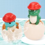 Jouet de bain pour bb de 0 a 12 mois, jouet a remonter, horloge, animaux, dinosaure, lion de mer, salle ...
