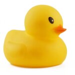 Jouets de bain pour b�b�s, 1 pi�ce de 11cm, en caoutchouc, grands canards jaunes, baignoire pour enfants, ...