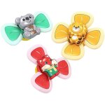 Jouets de bain pour b�b�, 3 pi�ces, ventouses rotatives, dessins anim�s, animaux